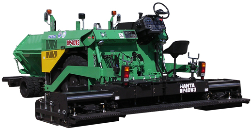 Wheels Type Mini Asphalt Paver: BP40W3