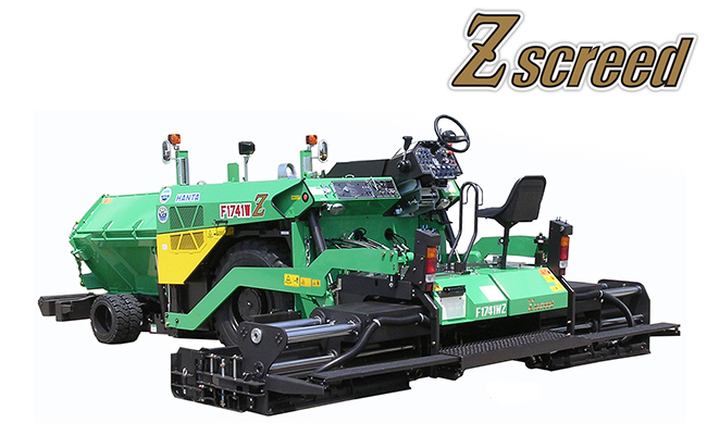 Wheels Type Mini Asphalt Paver: Model F1741W3